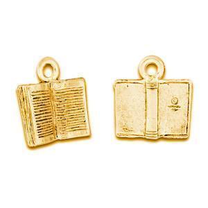 Book 18 Karat Gold Plated, 6 Charms per pack