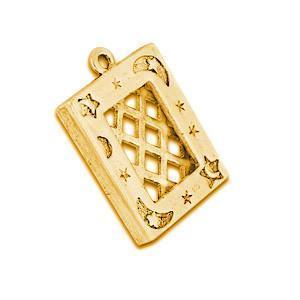 Celestial Picture Frame Plated Gold Charms - 12 pieces $6.00 - Final Sale-Watchus