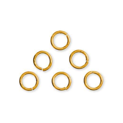Gold Split Rings for Bracelet Watch ... ''Watch Face Not Included''- 12 pieces per bag