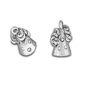 Party Hat Silver Charm