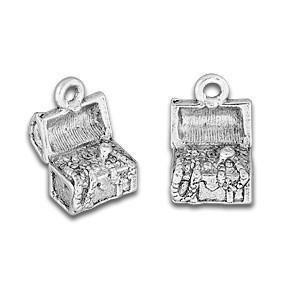 Silver Treasure Chest Charm-Watchus