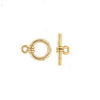 Small Gold Toggle Set 18 Karat Plated- Sold by the piece-Watchus