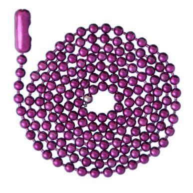 12 pieces - Purple Ball Chain - 18 Inch