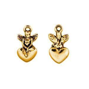 Angel on Heart Gold Plated  - C072G
