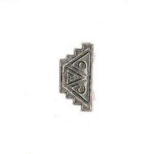 Aztec Step Watch Attachment Silver Plated - 12mm-Watchus