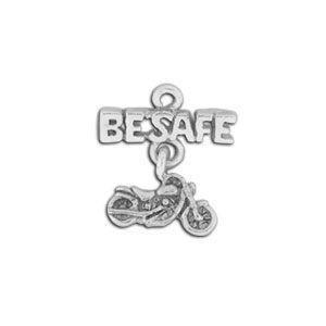 Be Safe Motorcycle Charm