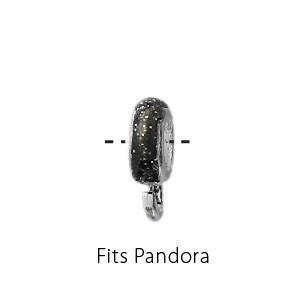 Black Charm Attachment - Fits Pandora Bracelets