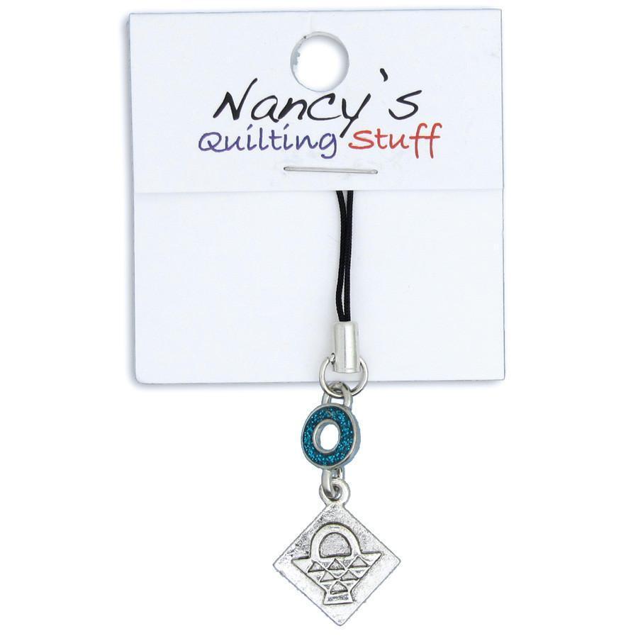 Blue Basket Scissor Charm-Watchus