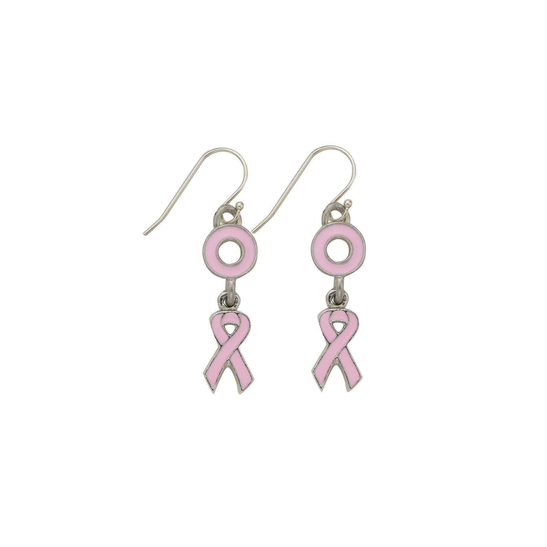 Breast Cancer Earrings Pink