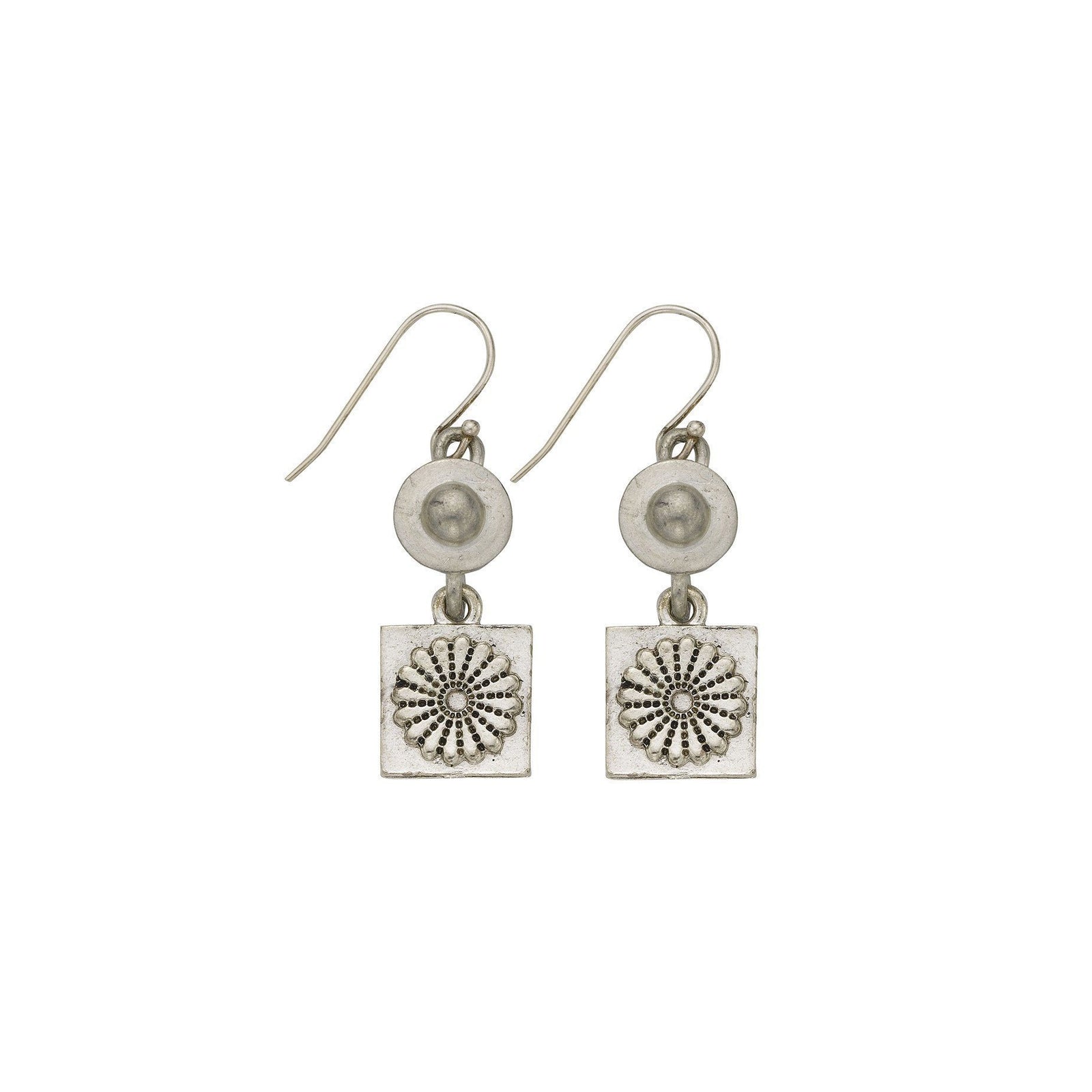 Dresden Quilt Block Earrings-Watchus
