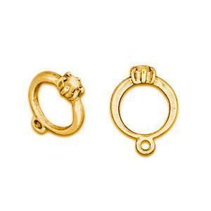 Engagement Ring Plated Gold Charms - C664G