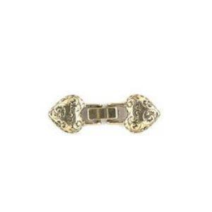 Gold Etruscan Heart Clasp