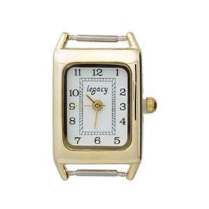 Gold Tone Rectangle Watch Face__12mm