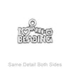 "I Love Beading" Word Pewter Charm-Watchus
