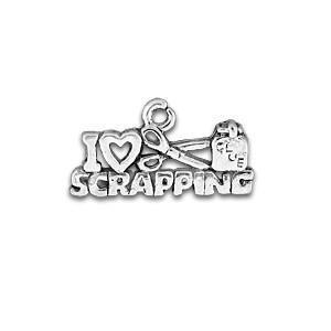 "I Love Scrapping" Word Charm-Watchus