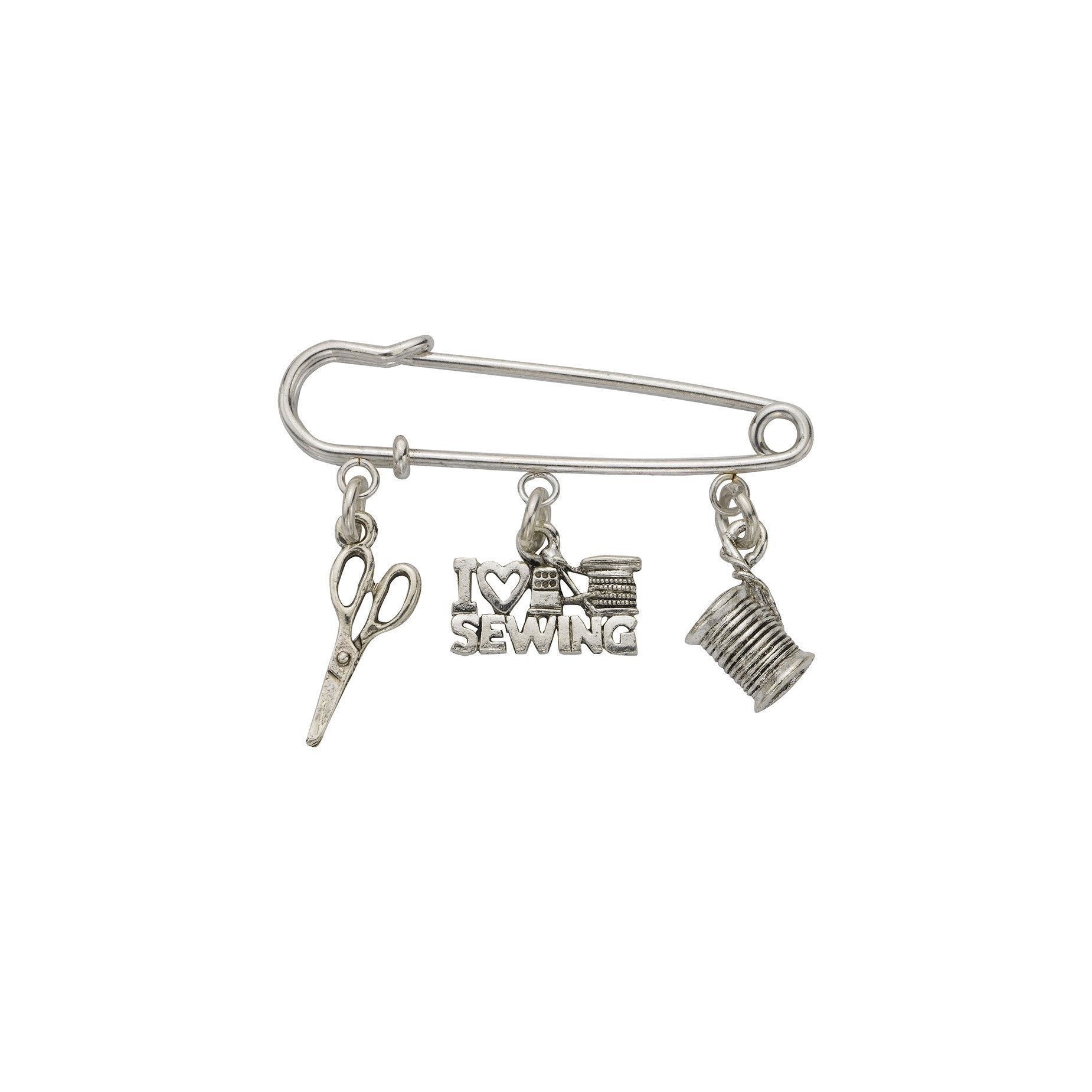 I Love Sewing Brooch-Watchus