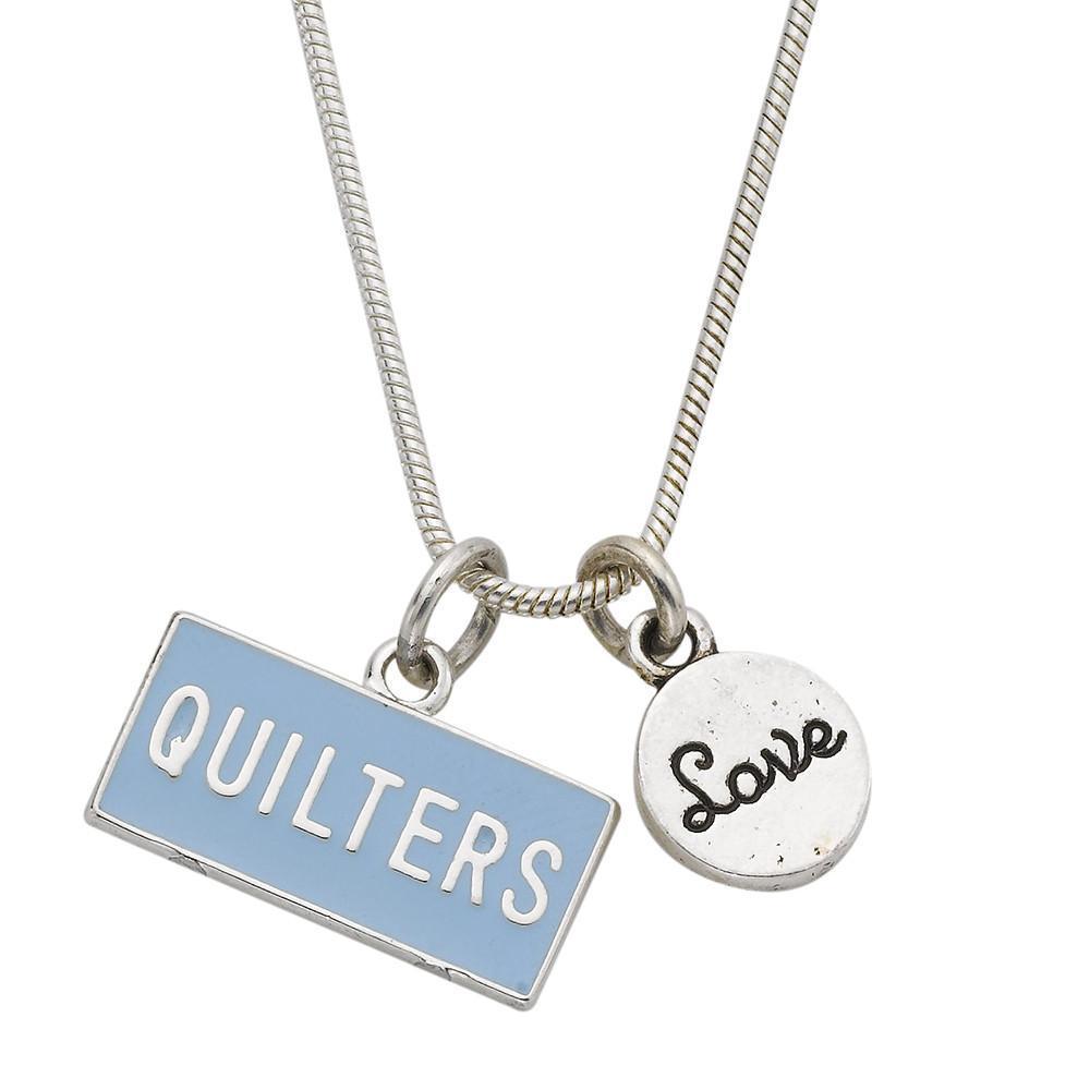 Nautical Quilters Love Necklace-Watchus