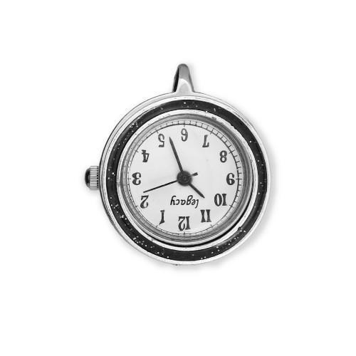 Pendant Watch Face with Black Epoxy-Watchus