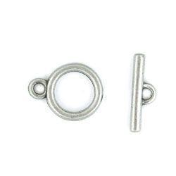 Pewter Plain Toggle Set-Watchus