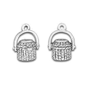 Picnic Basket/Nantucket Basket Repro 3D Silver Charm-Watchus