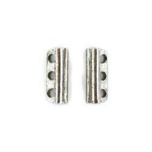 Silver 3- Hole Bead Bar 18mm-Watchus
