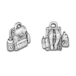 Silver Backpack Charm
