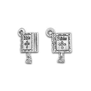 Silver Bible Charm