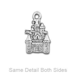 Silver Castle Charm