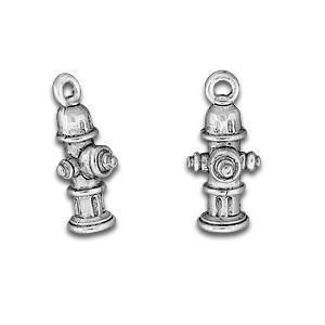 Silver Fire Hydrant Charm-Watchus