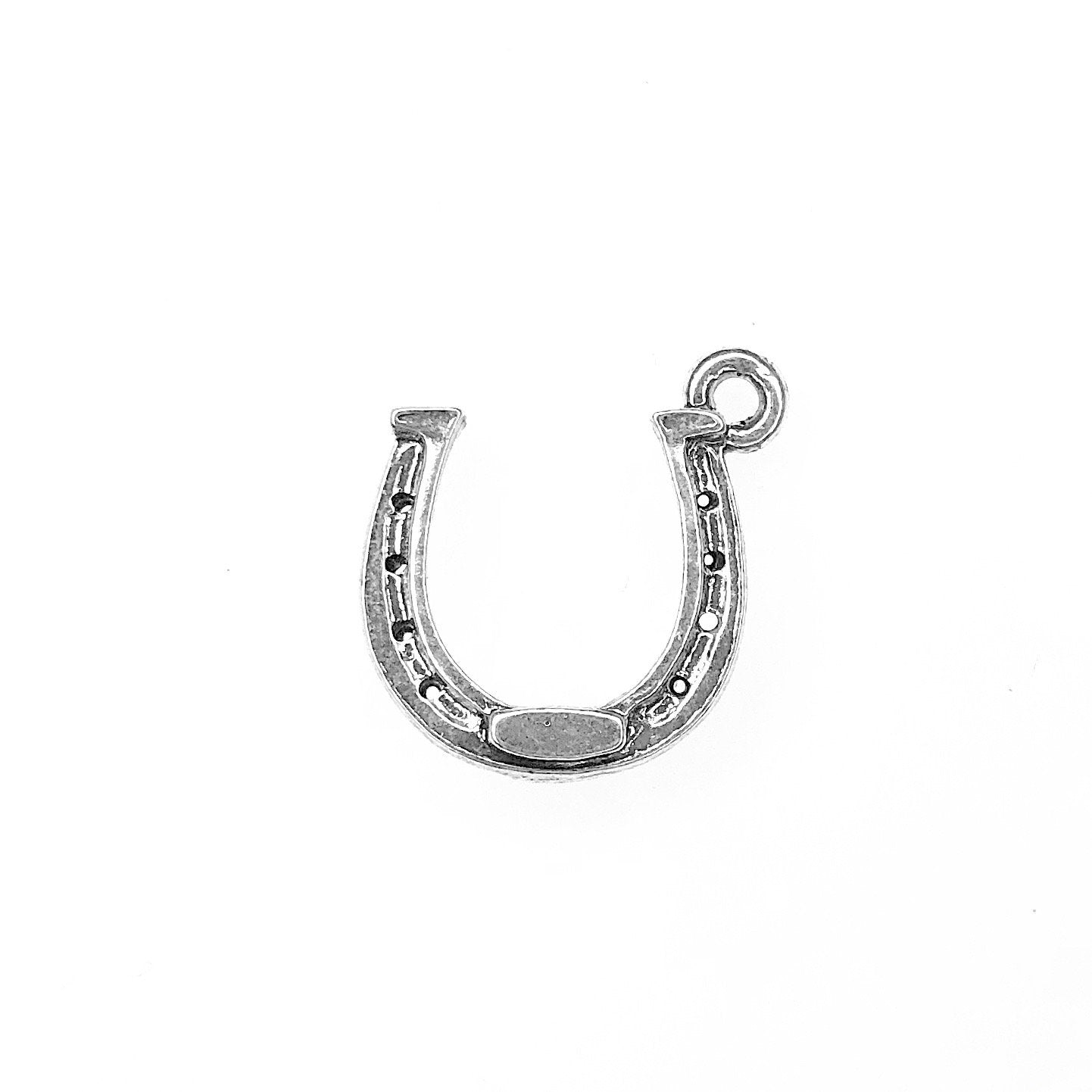 Silver Horse Shoe Charm