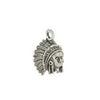 Silver Indian Head Charm-Watchus