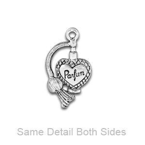 Silver Perfume Bottle Charm