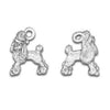 Silver Poodle Puppy Charm-Watchus