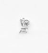 Silver Spinning Wheel Charm-Watchus