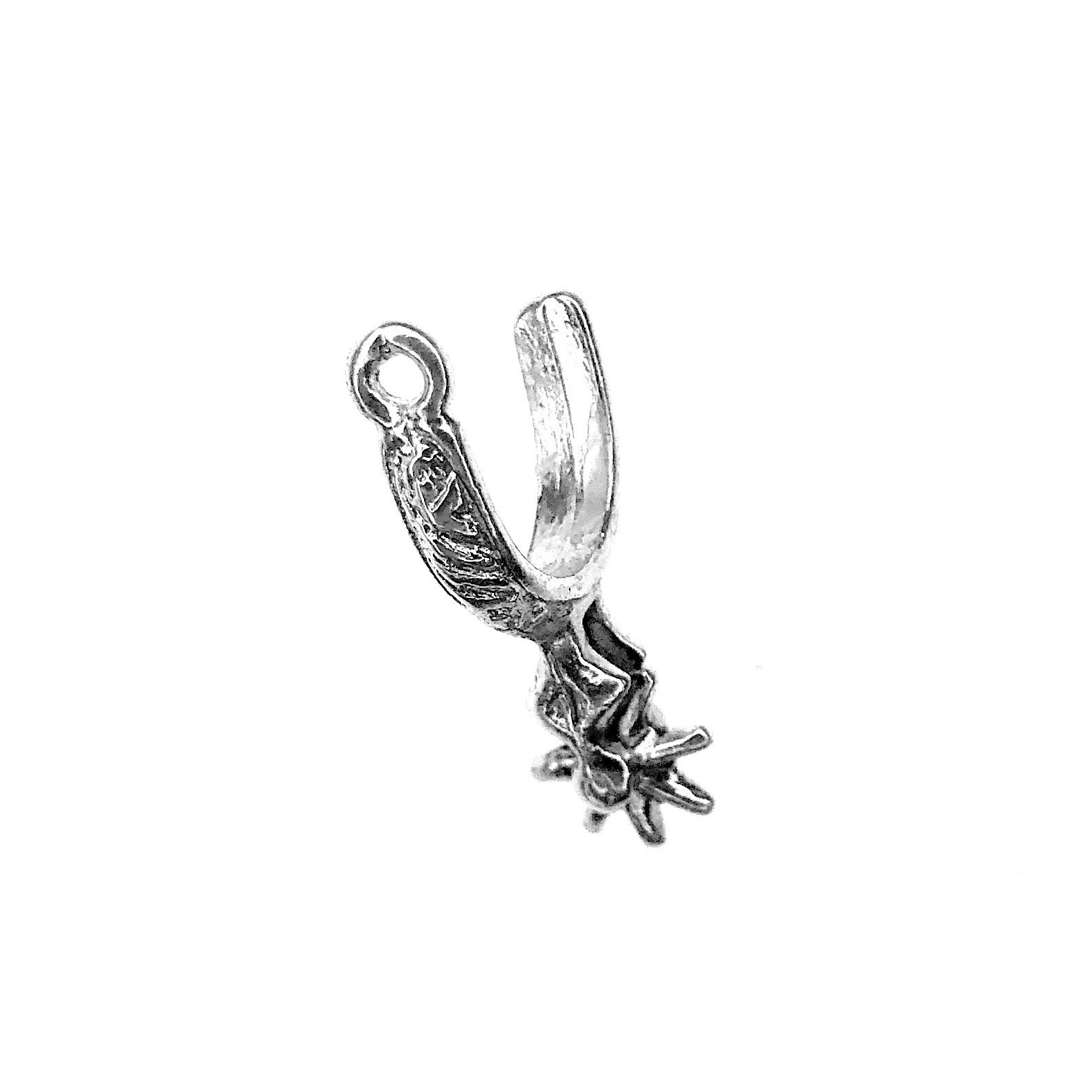 Silver Spur Cowboy Charm