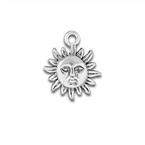 Silver Sunshine Charm