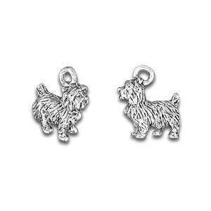 Silver Terrier Puppy Charm