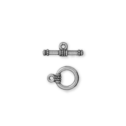 Silver Tiny Bali Toggle Sets-Watchus