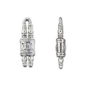 Silver Torah Charm
