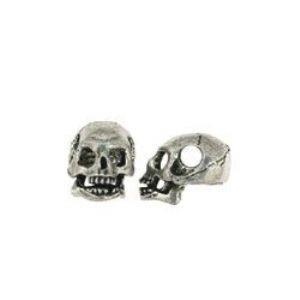 Skull bead hole on side. Fits ballchain-Watchus