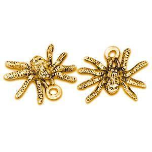 Spider Gold Plated Charms - C308G