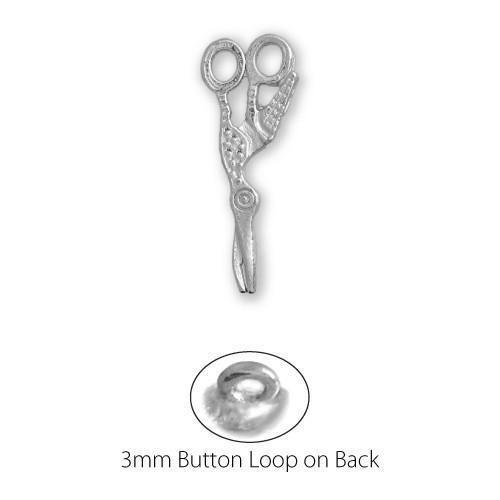 Stork Scissors Button-Watchus