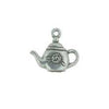 Teapot with Rose 3D Silver Charm-Watchus