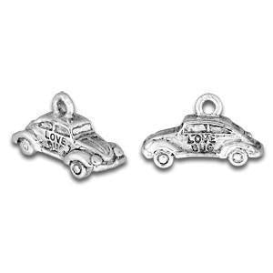 Volkswagen Beetle/Punch Buggy 3D Silver Charm-Watchus