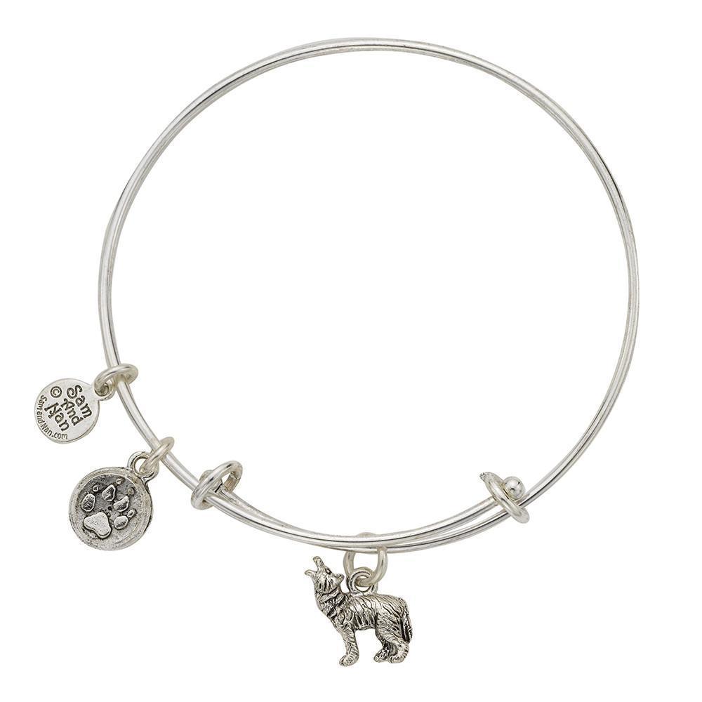 Wolf Paw Bangle Bracelet-Watchus