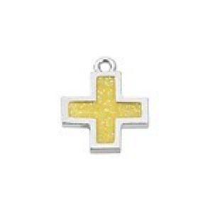 Yellow Epoxy Cross Charm-Watchus