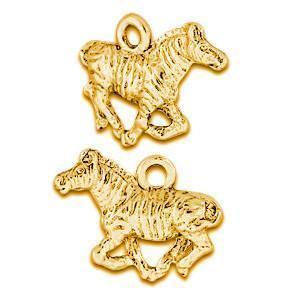 Zebra Plated Gold Charms - C588G-Watchus