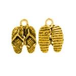 Gold Clothing and Shoe Charms