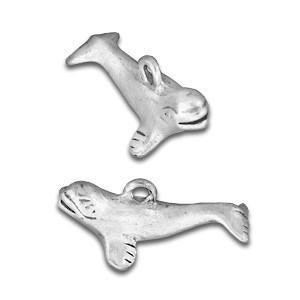 Beluga Whale Silver Charm-Watchus