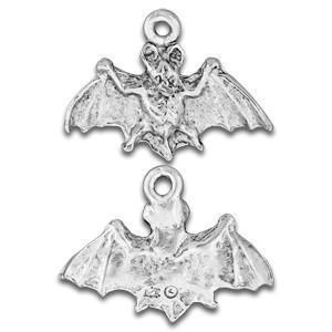 Flying Bat Silver Charm-Watchus